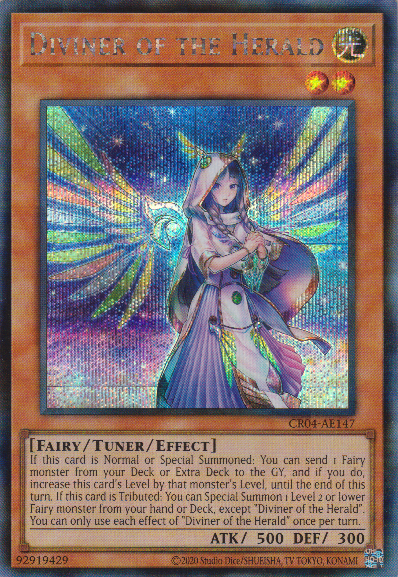 [遊戲王亞英版] 宣告者的神巫 / 宣告者の神巫 / Diviner of the Herald-Trading Card Game-TCG-Oztet Amigo