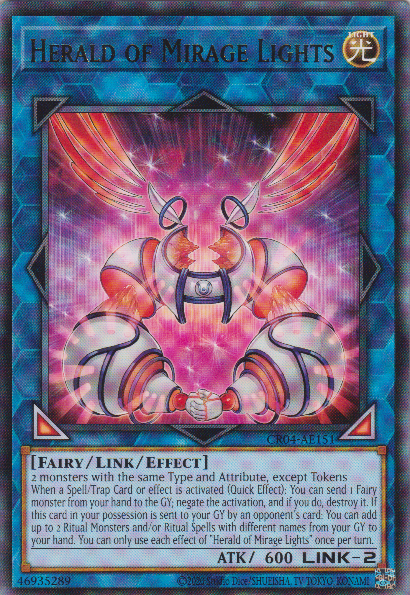 [遊戲王亞英版] 虛光的宣告者 / 虛光の宣告者 / Herald of Mirage Lights-Trading Card Game-TCG-Oztet Amigo