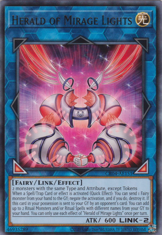 [遊戲王亞英版] 虛光的宣告者 / 虛光の宣告者 / Herald of Mirage Lights-Trading Card Game-TCG-Oztet Amigo
