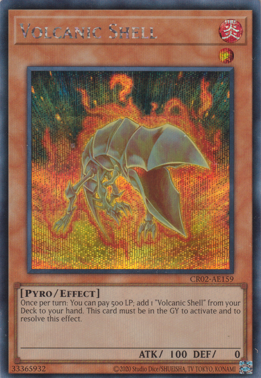 [遊戲王亞英版] 火山砲彈 / ヴォルカニック・バレット / Volcanic Shell-Trading Card Game-TCG-Oztet Amigo