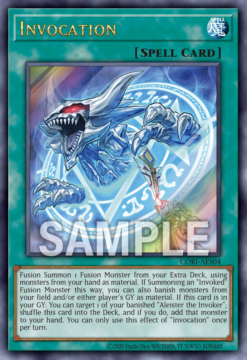 [遊戲王] CORI-AES04 / 召喚魔術 / 召喚魔術 / Invocation / UR