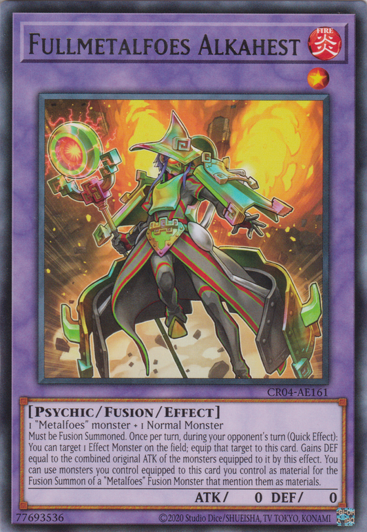 [遊戲王亞英版] 精鍊裝勇士 萬溶煉金師 / フルメタルフォーゼ・アルカエスト / Fullmetalfoes Alkahest-Trading Card Game-TCG-Oztet Amigo