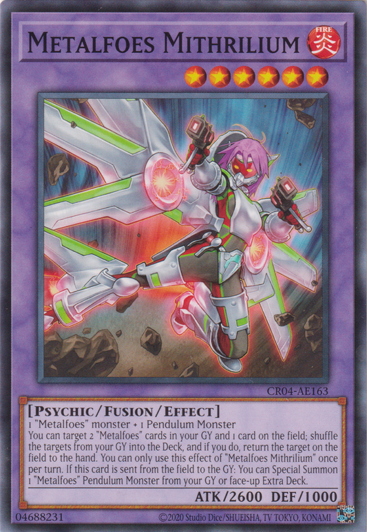 [遊戲王亞英版] 鍊裝勇士 秘銀天使 / メタルフォーゼ・ミスリエル / Metalfoes Mithrilium-Trading Card Game-TCG-Oztet Amigo