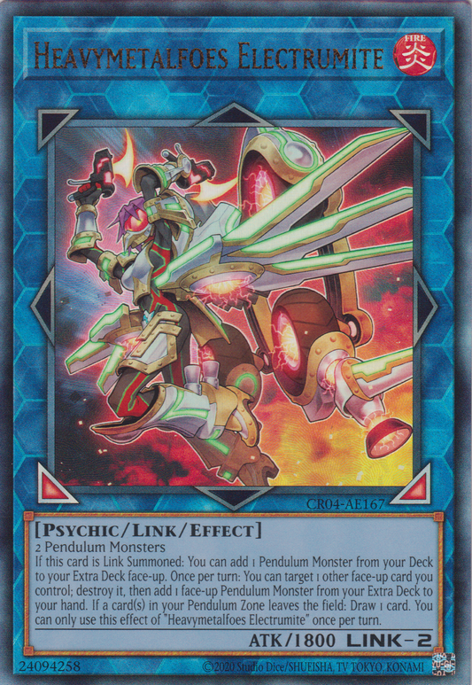 [遊戲王亞英版] 剛鍊裝勇士 銀金公主 / ヘビーメタルフォーゼ・エレクトラム / HEAVYMETALFOES ELECTRUMITE-Trading Card Game-TCG-Oztet Amigo