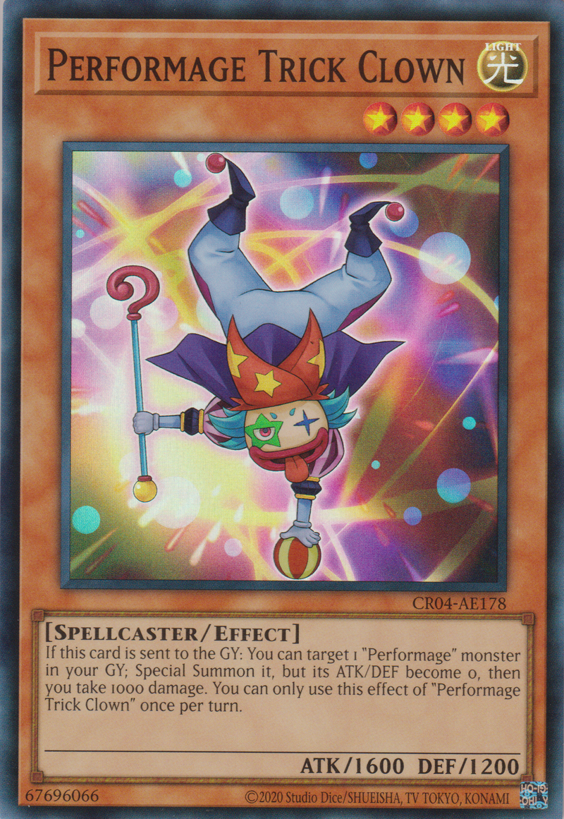 [遊戲王亞英版] EM魔術小丑 / EMトリック·クラウン / PERFORMAGE TRICK CLOWN-Trading Card Game-TCG-Oztet Amigo