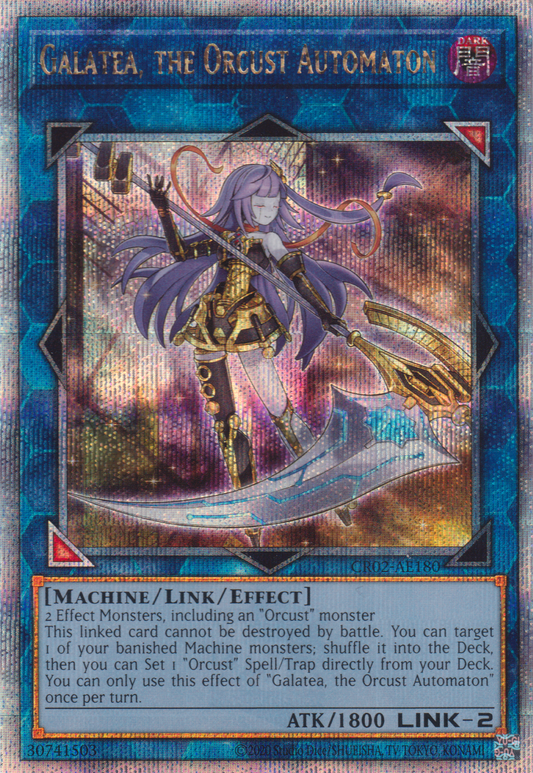 [遊戲王亞英版] 自鳴天琴伽拉忒亞 / オルフェゴール・ガラテア / Galatea, the Orcust Automaton-Trading Card Game-TCG-Oztet Amigo
