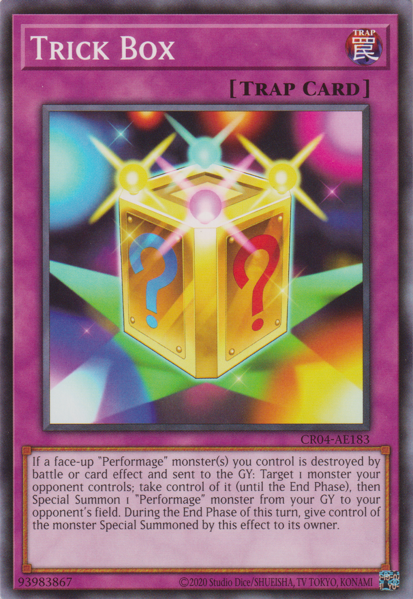 [遊戲王亞英版] 戲法箱 / トリック・ボックス / Trick Box-Trading Card Game-TCG-Oztet Amigo