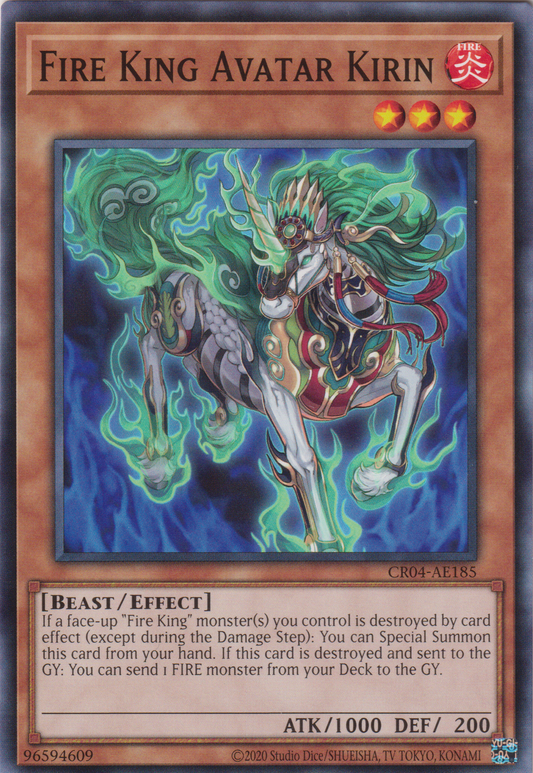 [遊戲王亞英版] 炎王獸 麒麟 / 炎王獣 キリン / FIRE KING AVATAR KIRIN-Trading Card Game-TCG-Oztet Amigo