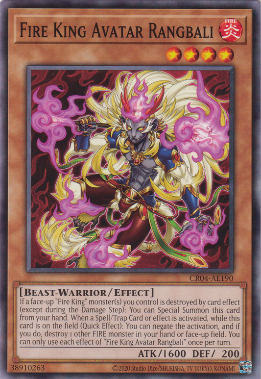 [遊戲王亞英版] 炎王獸 神猴 / 炎王獣 ハヌマーン / FIRE KING AVATAR HANUMAN-Trading Card Game-TCG-Oztet Amigo