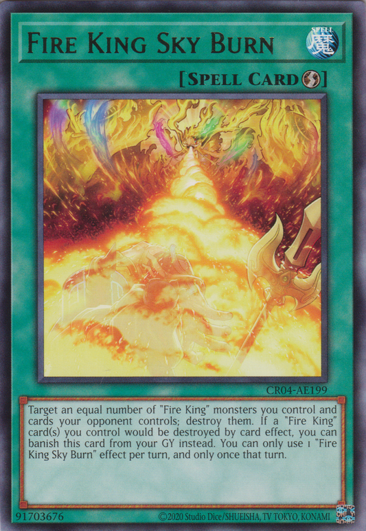 [遊戲王亞英版] 炎王神天燒 / 炎王神天焼 / FIRE KING SACRED IMMOLATION-Trading Card Game-TCG-Oztet Amigo