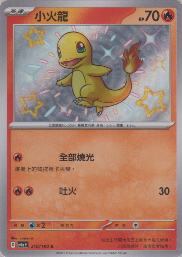 [Pokémon]   小火龍 -色違-Trading Card Game-TCG-Oztet Amigo