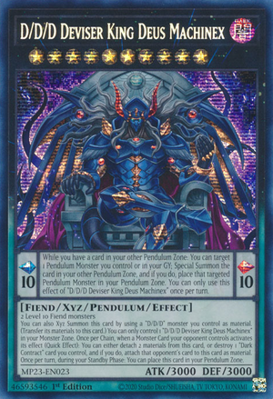 [遊戲王亞英] DDD赦俿王 死亡降神 / DDD赦俿王デス·マキナ / DDD Deviser King Deus Machinex