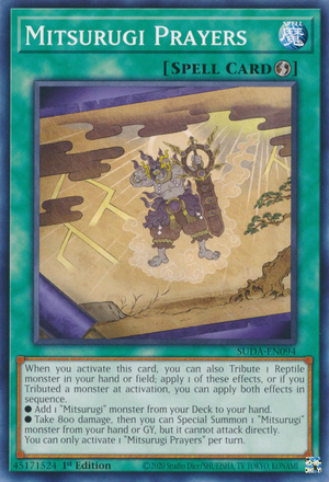 [遊戲王亞英] 巳劍勧請 / 巳剣勧請 / Mitsurugi Prayers
