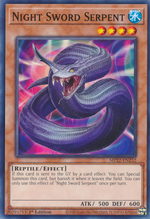 [遊戲王亞英] 夜刀蛇巳 / 夜刀蛇巳 / Night Sword Serpent