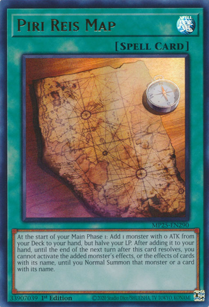 [遊戲王亞英版]皮瑞雷斯地圖/ ピリ・レイスの地図 /Piri Reis Map