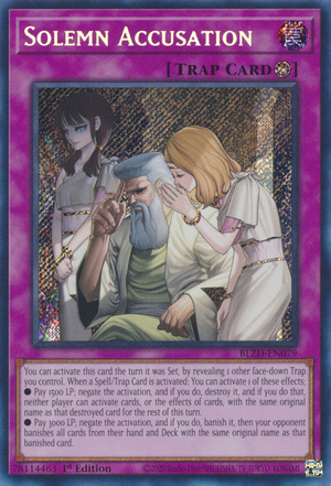 [遊戲王亞英] BLZD-AE079 / 神的密告 / 神の密告 / Solemn Accusation / UR
