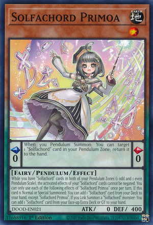 [遊戲王亞英]DoReMi和弦 首音者 / ドレミコード・プリモア / Solfachord Primoa