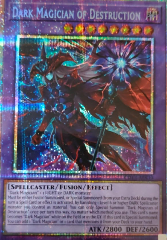 [遊戲王亞英] CR13-AE098 / 毀滅的黑魔術師 / 滅びの黒魔術師 / Dark Magician of Destruction / PSER