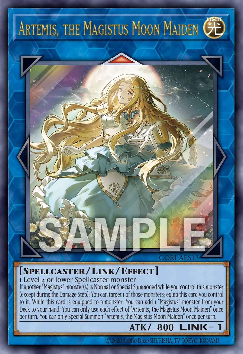 [遊戲王] CORI-AES13 / 聖魔的乙女 阿爾提密斯 / 聖魔の乙女アルテミス / Artemis, the Magistus Moon Maiden / UR