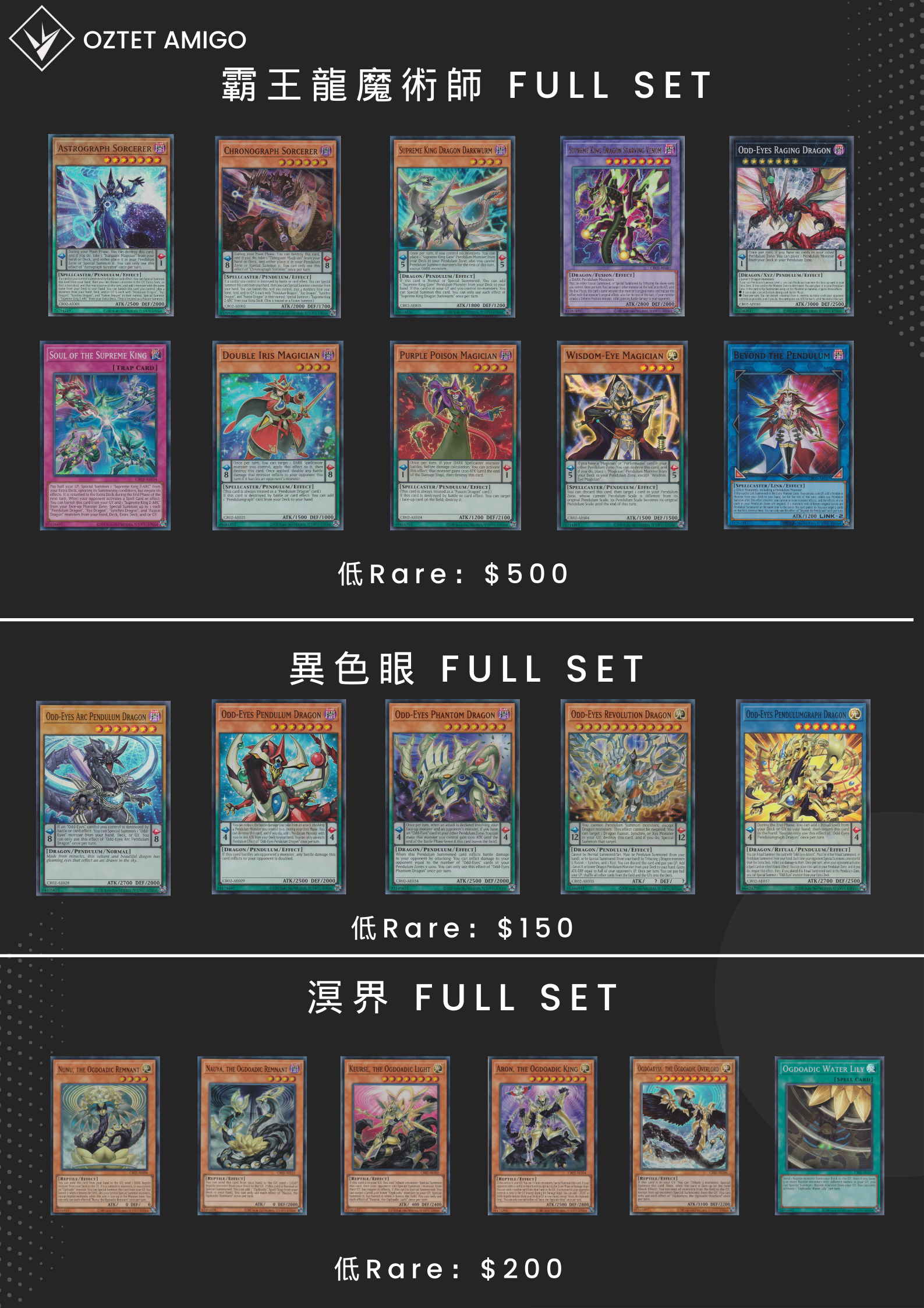[遊戲王 亞洲英文版] AE CR02 Creation Pack FULL SET-Trading Card Game-TCG-Oztet Amigo