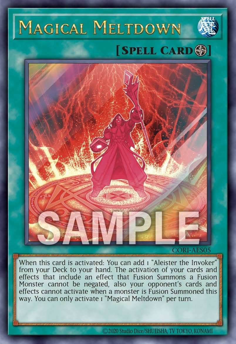 [遊戲王] CORI-AES05 / 暴走魔法陣 / 暴走魔法陣 / Magical Meltdown / UR