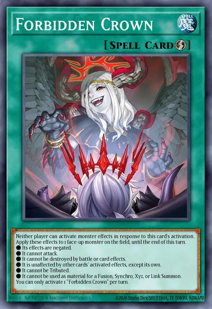 [遊戲王亞英] 禁忌的聖冠 / 禁じられた聖冠 / Forbidden Crown