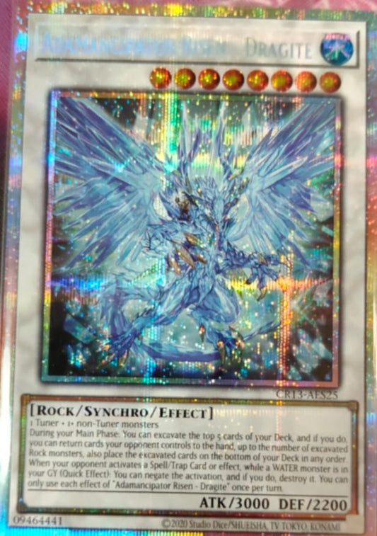 [遊戲王亞英] CR13-AE060 / 魔救的奇跡 龍石 / 魔救の奇跡－ドラガイト / Adamancipator Risen - Dragite / PSER