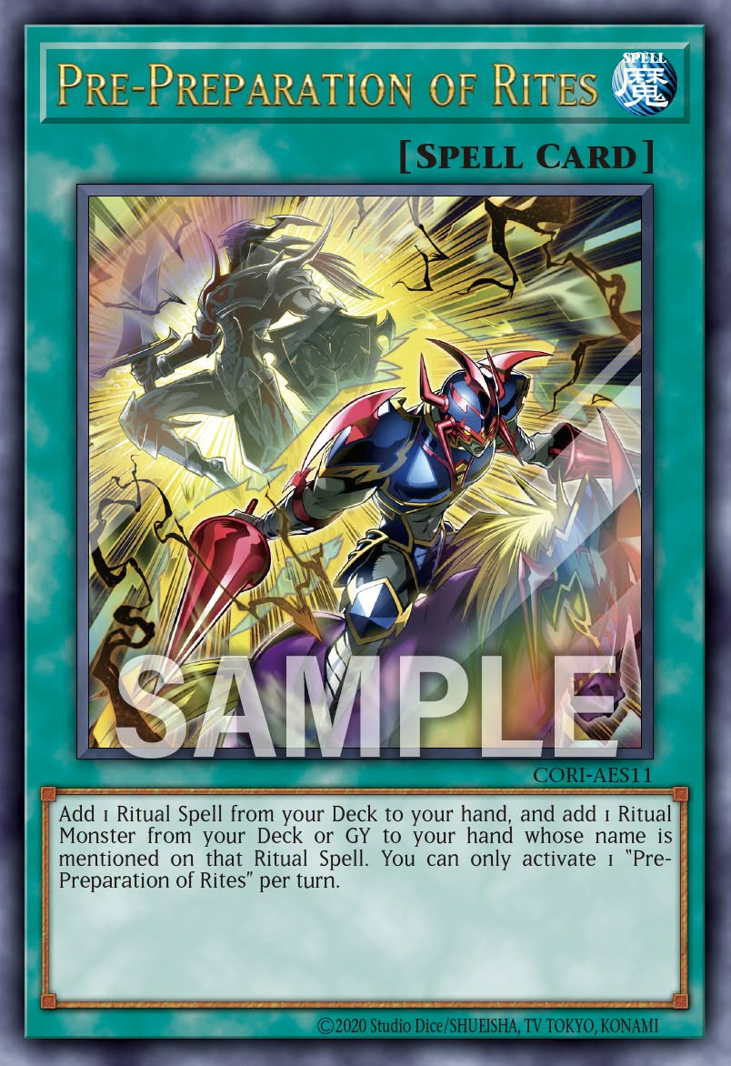 [遊戲王] CORI-AES11 / 儀式的下準備 / 儀式の下準備 / Pre-Preparation of Rites / UR