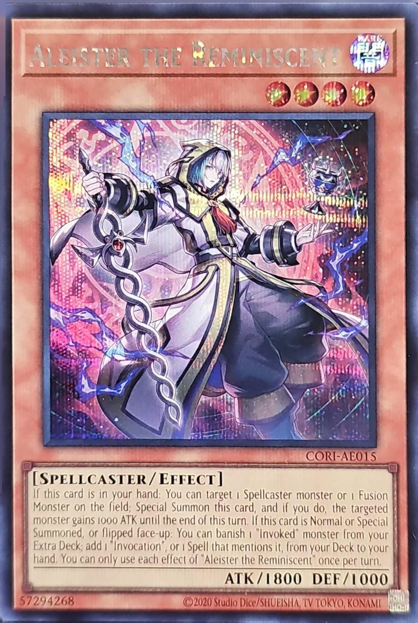 [遊戲王] CORI-AE015 / 追憶的阿萊斯特 / 追憶のアレイスター / Aleister the Reminiscent / SER