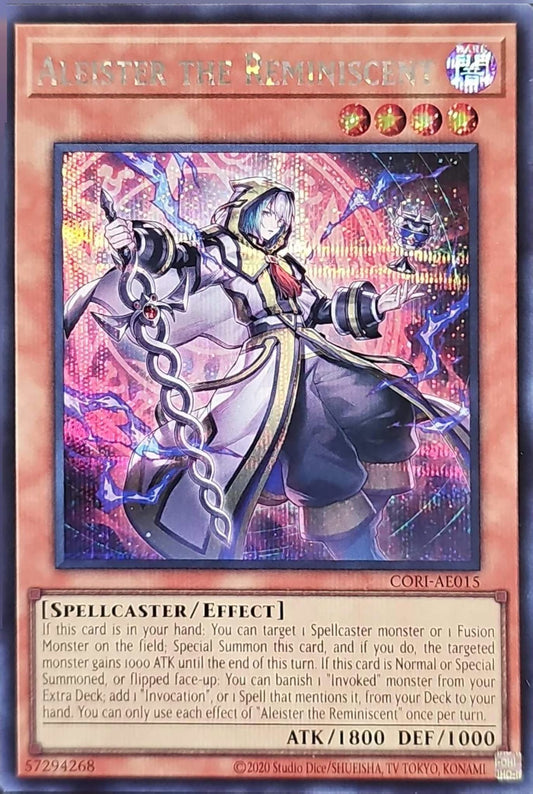 [遊戲王亞英] CORI-AE015 / 追憶的阿萊斯特 / 追憶のアレイスター / Aleister the Reminiscent / SER
