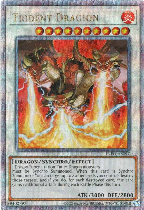 [遊戲王亞英版] 三戟巨龍 / トライデント・ドラギオン /Trident Dragon