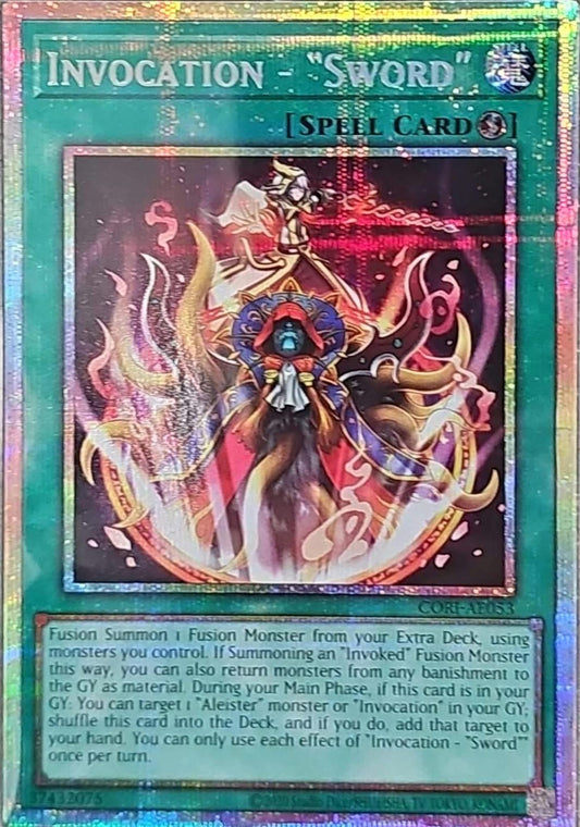 [遊戲王亞英] CORI-AE053 / 召喚魔術-「劍」 / 召喚魔術－「剣」 / Invocation - Sword / PSER