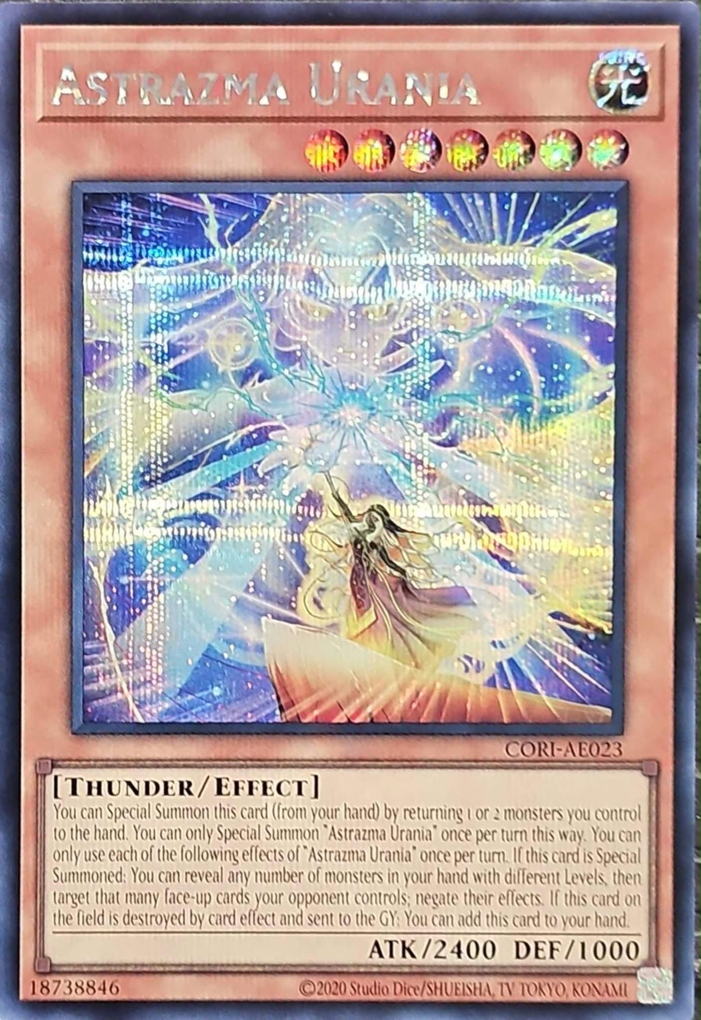 [遊戲王] CORI-AE023 / 繫星的雷后 / 繋星の雷后 / Astrazma Urania / SER