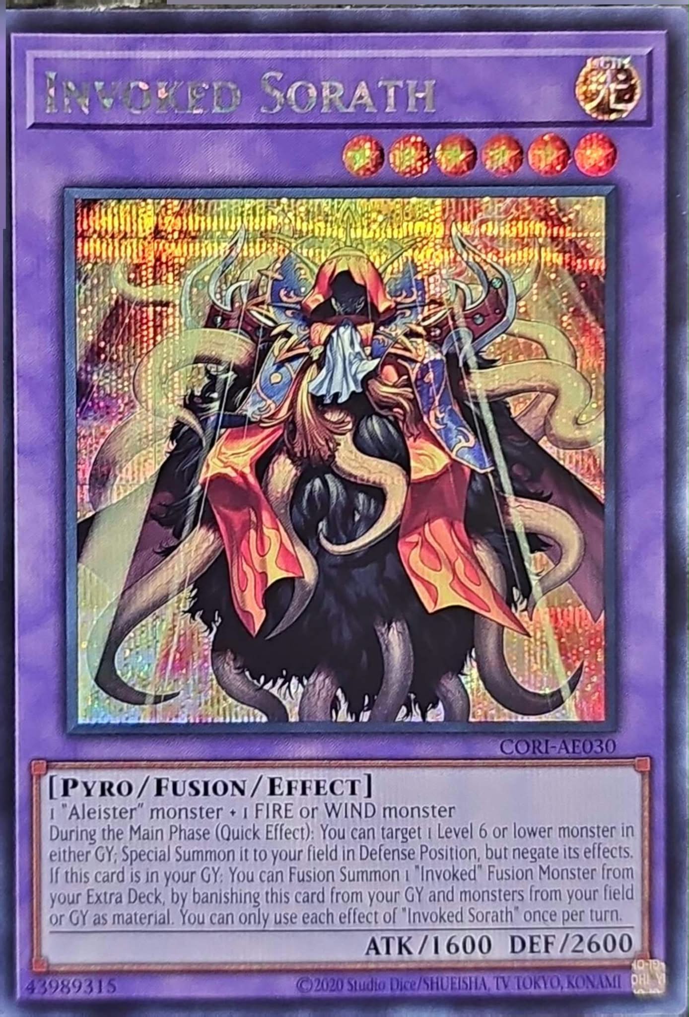 [遊戲王] CORI-AE030 / 召喚獸 索拉特 / 召喚獣ソラト / Invoked Sorath / SER