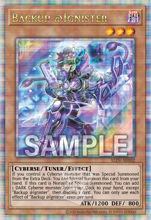 [遊戲王亞英版] 備份@伊格尼斯者 / バックアップ＠イグニスター /Backup @Ignister