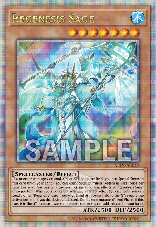 [遊戲王亞英版]再世導神 出埃及記/ 再世の導神 シェモース /Regenesis Sage Shemot