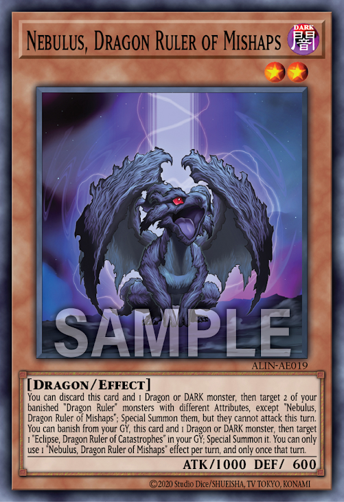 [遊戲王亞英版]暗征龍 星雲/闇征竜－ネビュラス /Nebulous, Dragon Ruler of Shadows