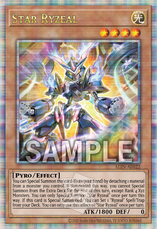 [遊戲王亞英版] 星式 雷熱渦爐/ スター・ライゼオル/Star Ryzeal