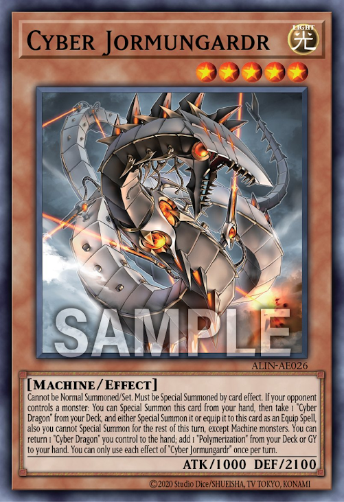 [遊戲王亞英版]電子耶夢加得 /サイバー・ヨルムンガンド /Cyber Jormungandr