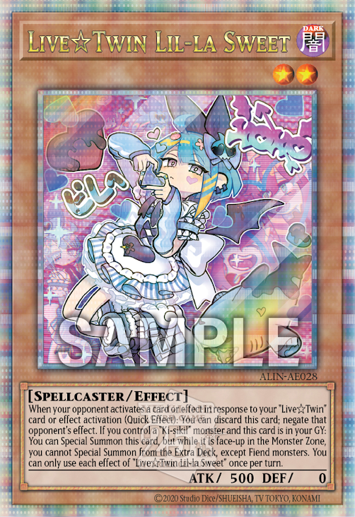 [遊戲王亞英版]Live☆Twin 里菈甜蜜 /Live☆Twin リィラ・スウィート /Live☆Twin Lil-la Sweet