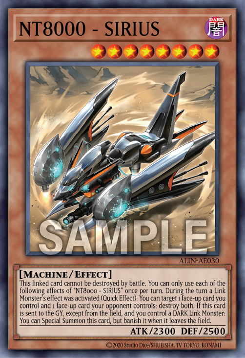 [遊戲王亞英版]NT8000 天狼星 / NT８０００－SIRIUS /NT8000 - SIRIUS