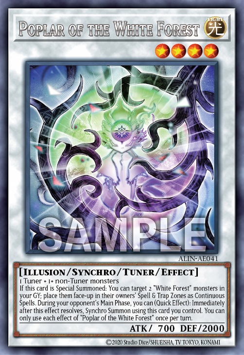 [遊戲王亞英版]白之森的幻妖/白き森の幻妖 /Mystic Mystery of the White Forest