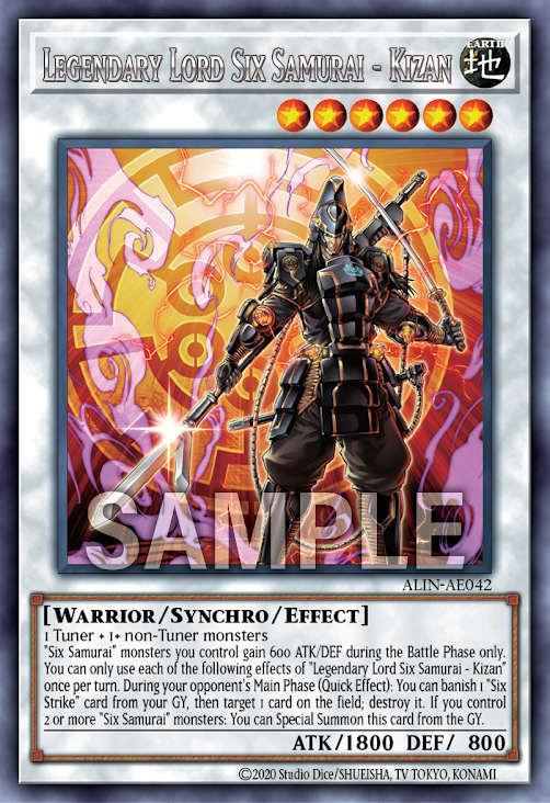 [遊戲王亞英版]真魔六武眾 鬼斬/真魔六武衆－キザン /Legendary Lord Six Samurai - Kizan