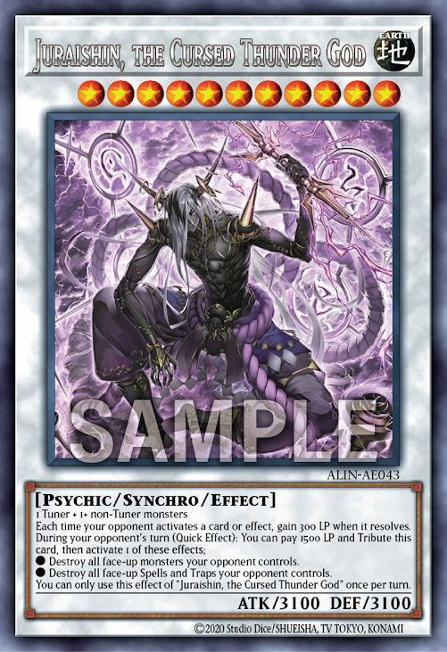 [遊戲王亞英版]咒雷神 宙拉/呪雷神ジュラ /Jura the Curse-Thunder Deity