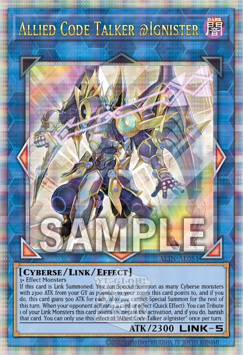 [遊戲王亞英版]調碼語者@伊格尼斯者/アコード・トーカー＠イグニスター /Accode Talker @Ignister