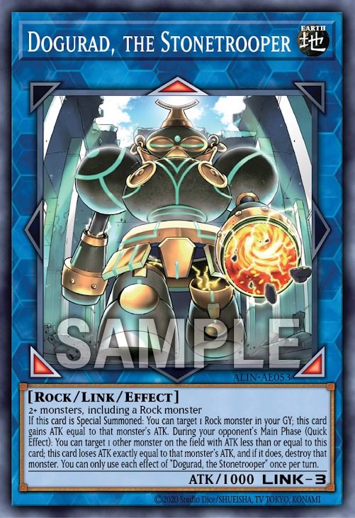 [遊戲王亞英版]機動石器 土偶羅多/機動石器ドグラード /Dogurado the Moving Stone Relic