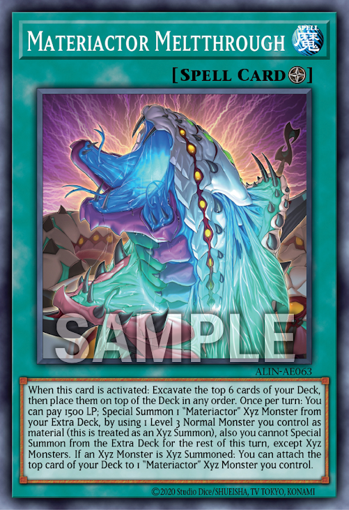 [遊戲王亞英版]原質的爐心貫通/ 原質の炉心貫通/Materiactor Meltthrough