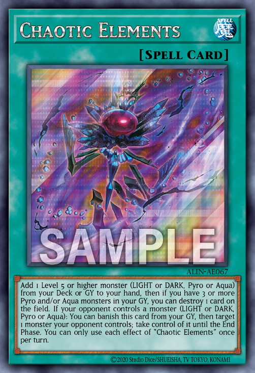 [遊戲王亞英版]混亂元素/カオティック・エレメンツ/Chaotic Elements