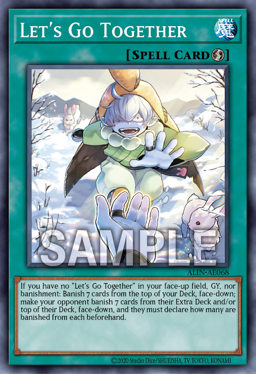 [遊戲王亞英版]晨曦映雪白皎皎 笑语成霜共行脚/ 夙めてはしろ 二人ではしろ /Let's Go Together