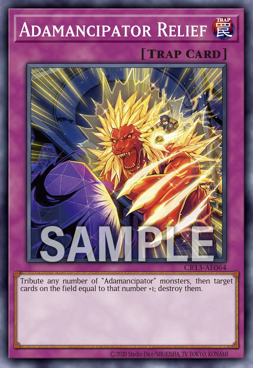 [遊戲王亞英] CR13-AE064 / 魔救的救碎 / 魔救の救砕 / Adamancipator Relief / N